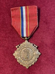 Luxembourg Feuerwehr Medaille 15 Dienstjahre