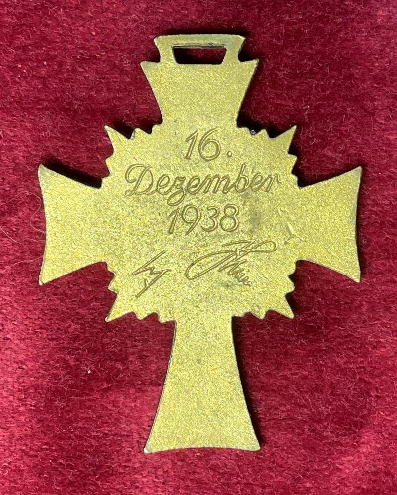 Mutterkreuze gold - Mother's cross in gold (with emal damage) — image 2