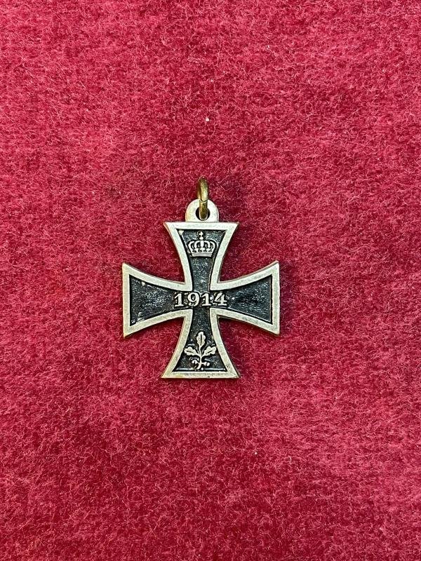 Kaiserreich Eisernes Kreuz 1. Klasse 1914 patriotische Anhänger — image 3