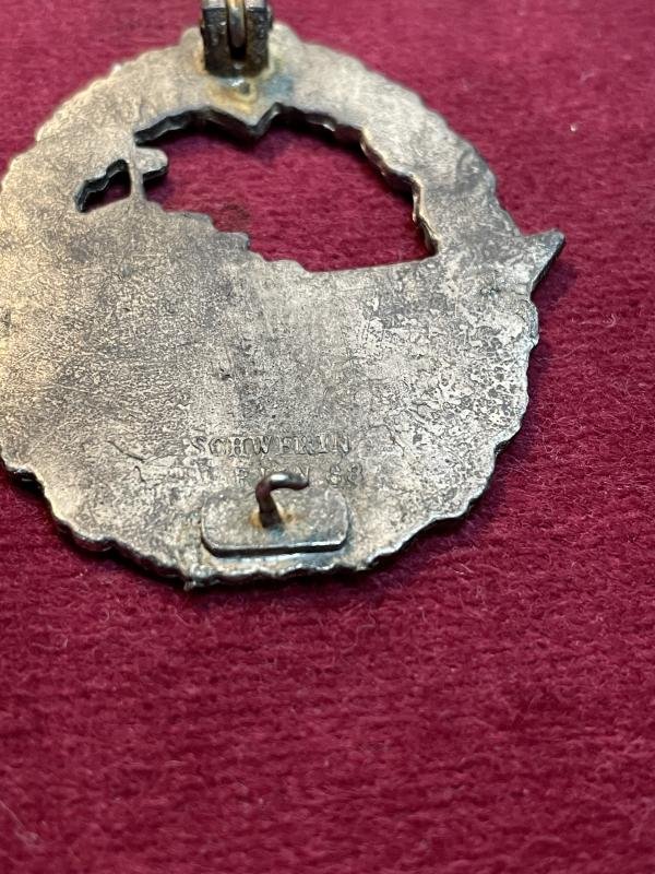 3rd Reich Zerstörer Kriegsabzeichen Schwerin Berlin 68 — image 3