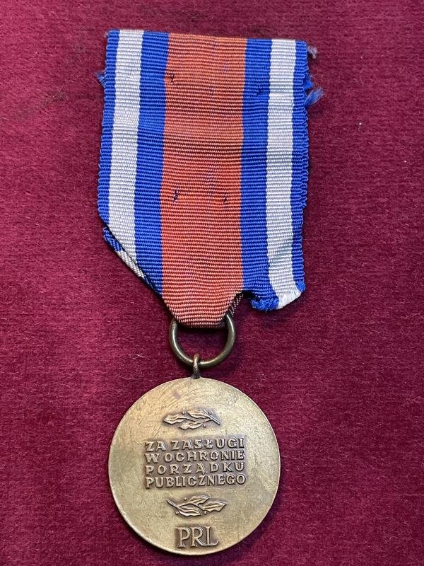 PRL merit medal for the protection of public order — image 2