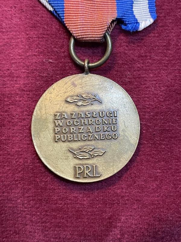 PRL merit medal for the protection of public order — image 4