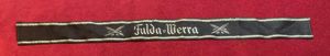 3rd Reich NS-RKB ärmelband 'Fulda Werra' für Bundesmitglieder