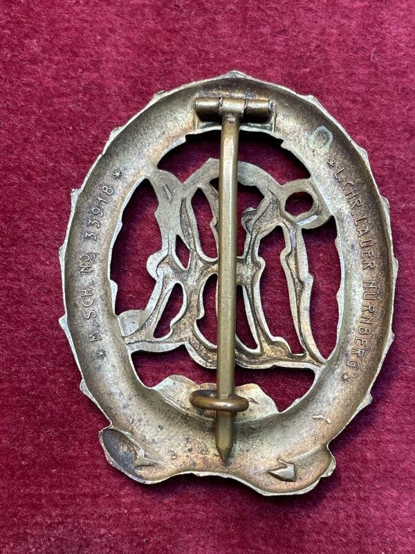 DRA Sportabzeichen Bronze (1913-1934) L. Chr. Lauer — image 2