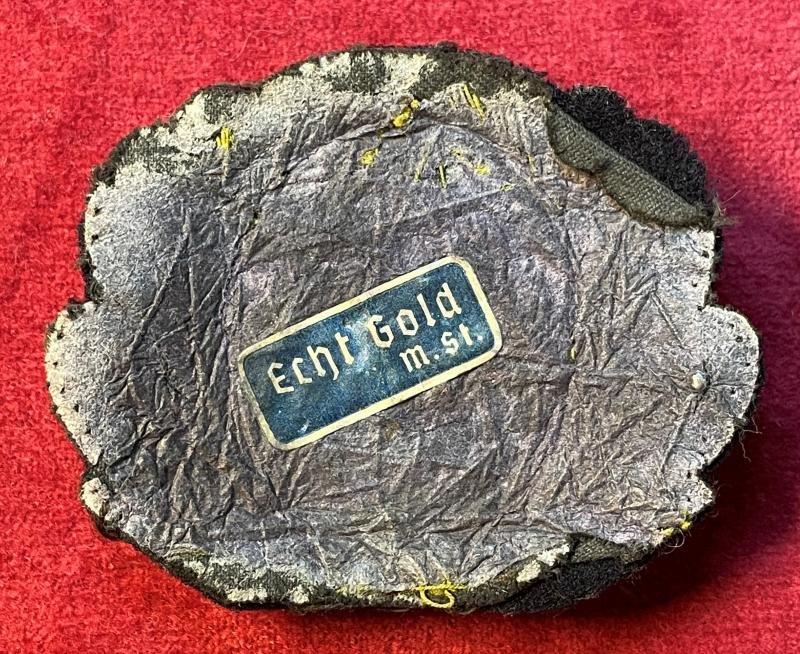 3rd Reich Kriegsmarine Schirmnlaubmützen-Eichekranz für Marineoffiziere — image 2