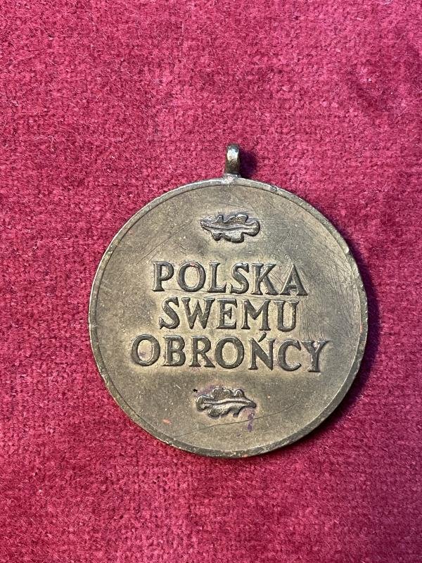 WWII Polish Commemorative medal — image 2