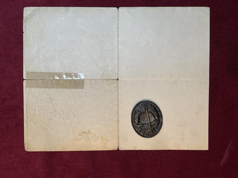 WWI Kaiser Reich Abzeichen für Verwundete — image 2