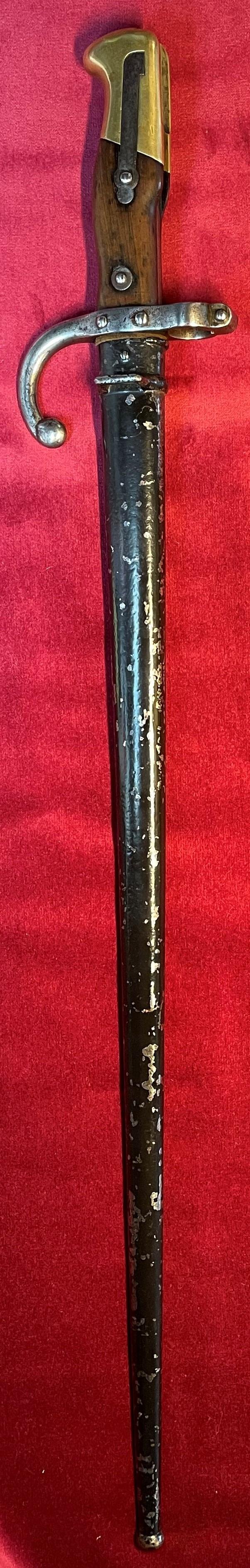 M1874 French Gras sword Bayonet - Chatellerault 1881 — image 5