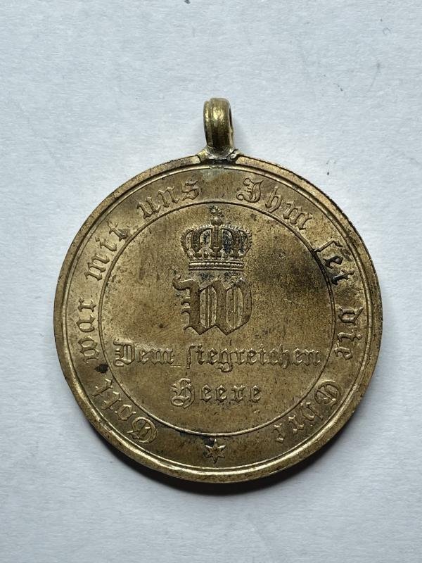 Kaiser Reich - Commemorative Medal of 1870/71 War (for combatants) — image 2