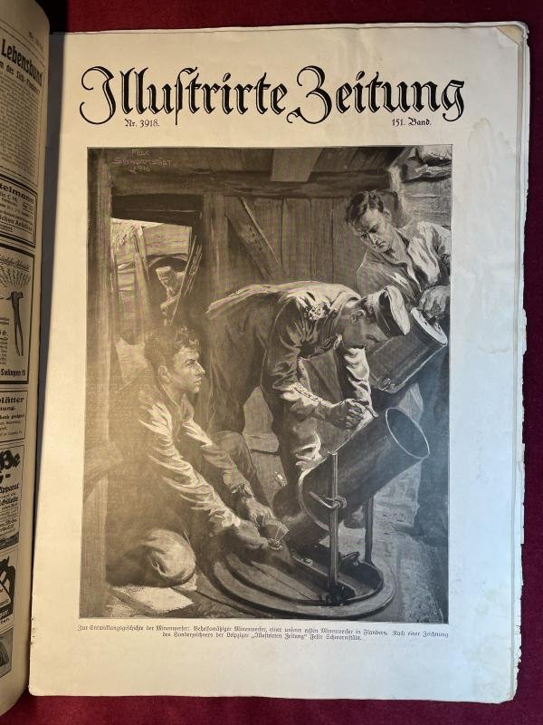 WWI Kaiser Reich Illustrirte Zeitung Kriegsnummer 209 — image 4