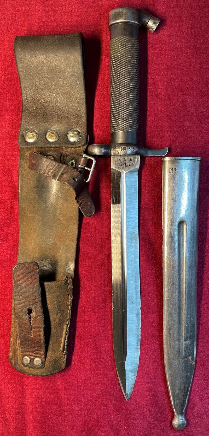 Swedish Knife Bayonet for the M1896 Rifle (officer used) — image 2