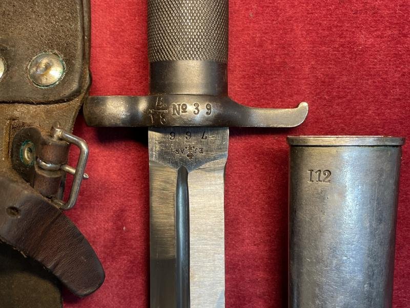 Swedish Knife Bayonet for the M1896 Rifle (officer used) — image 3
