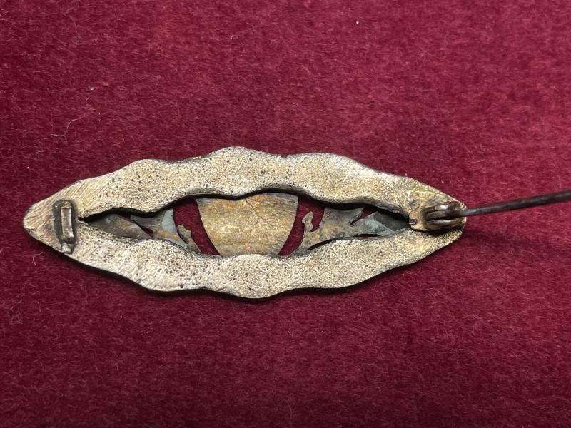 WWI Kaiser Reich trench art patriotic broche — image 3