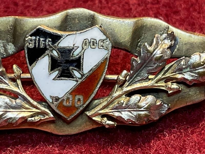 WWI Kaiser Reich trench art patriotic broche — image 4