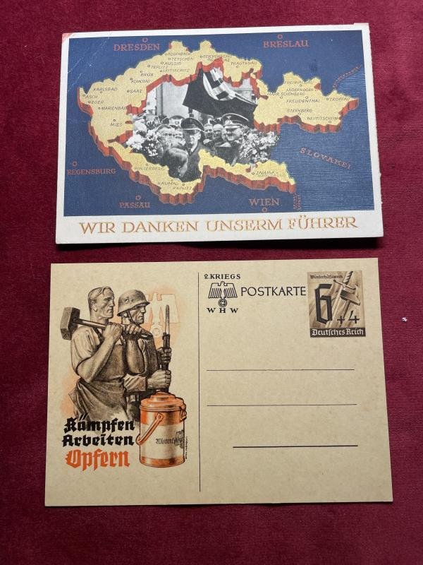 3rd Reich Lot of postcards and letters (stamps) — image 3