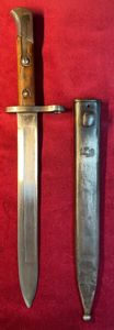 Early Turkish M1935 External leaf spring bayonet - matching numbers …