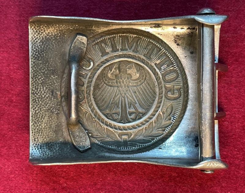 Weimar Reichswehr buckle - Gott Mit Uns — image 2