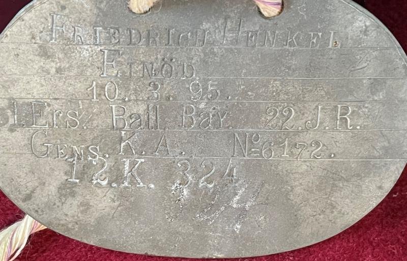 Heritage from Infantery soldier to clerk of to the courts (1914-1936) — image 2