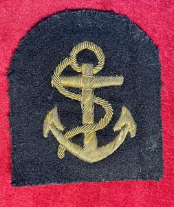 Arm (trade) badge WWII Leading Seaman Royal Navy - Copper …