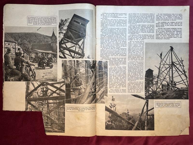 Die Wehrmacht - 2nd year no. 21 1938/Berlin. Das ist unsere West-Befestigung — image 2