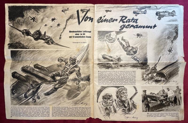 Der Adler number 19, September 1941 - VIsit from Mussolini — image 4