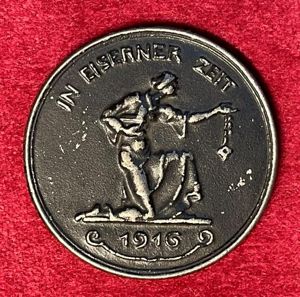 Medal In Eiserner Zeit 1916