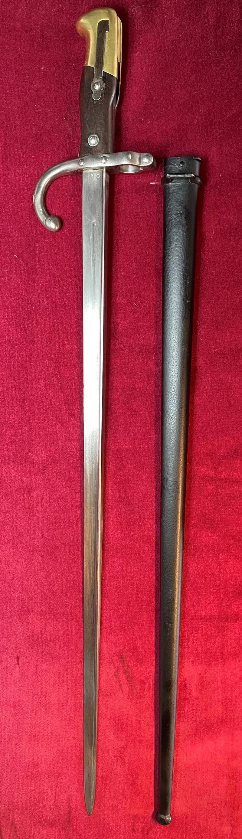 M1874 French Gras sword Bayonet - St. Etienne 1876 — image 2