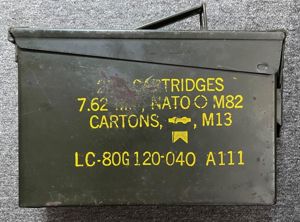 Ammo Box - AMMO BOX - CAN 7.62MM, NATO, BALL …