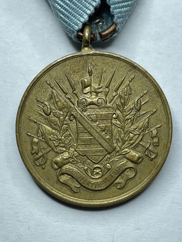 Sachsen, Crimmitschau Warrior Association medal with ribbon 1879 — image 4