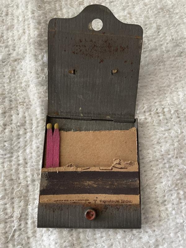 Metal german match box WWII — image 2