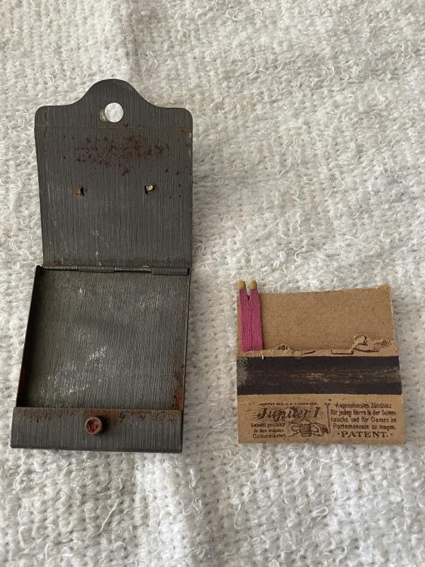 Metal german match box WWII — image 3