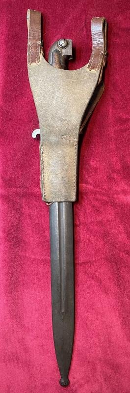 Swedish M1914 sword bayonet with officers frog — image 2