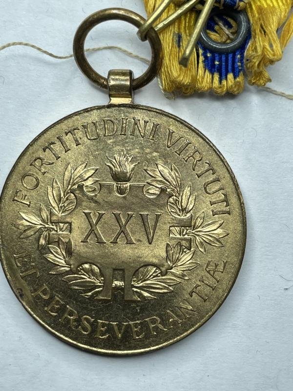 Jubilee medal, Emperor Franz Joseph in honor of the 25th anniversary of his reign. Austro-Hungarian Empire 1873. — image 3