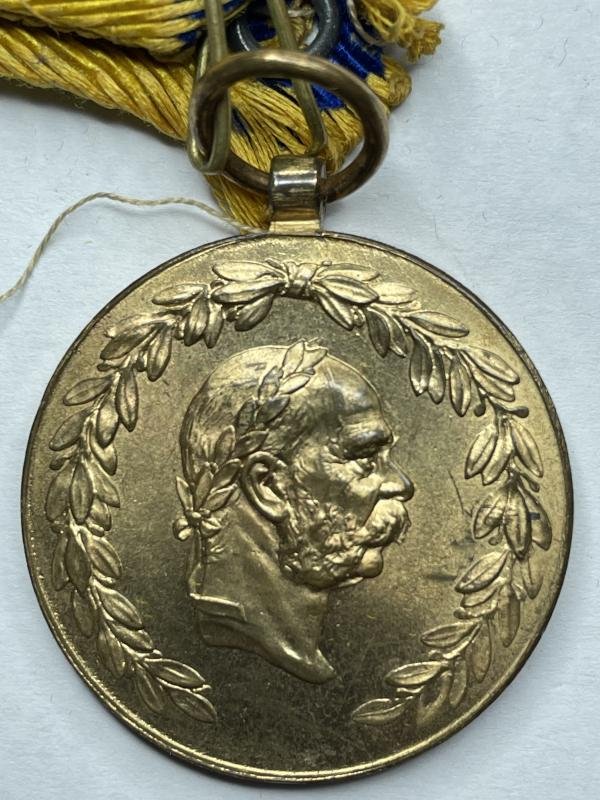 Jubilee medal, Emperor Franz Joseph in honor of the 25th anniversary of his reign. Austro-Hungarian Empire 1873. — image 4