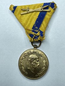 Jubilee medal, Emperor Franz Joseph in honor of the 25th …