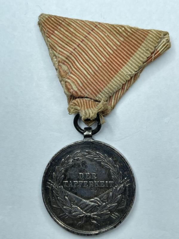 Austria-Hungaria , Silver Merit Medal 'The Bravery'  'Der Tapferkeit' — image 3