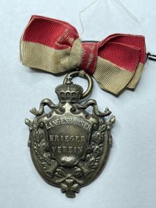 Warrior Club membership badge the 'Langenhorner Kriegerverein'