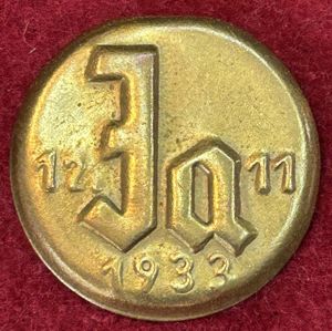 3rd Reich 'Ja' Wahlabzeichen 12.11.1933