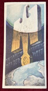 3rd Reich WhW Türplakette 'Die Grösste Friedenstat der Welt'