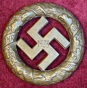 3rd Reich NSDAP Festabzeichen der Gedenkfeier 1933 zur Erinnerung an …