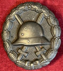 Kaiserreich verwundetenabzeichen in schwarz 1918