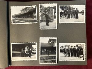 3rd Reich Fotoalbum Reichsbahn in Belgien (Wallonien)