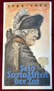 3rd Reich WhW Türplakette 'Seid Sozialisten der Tat'