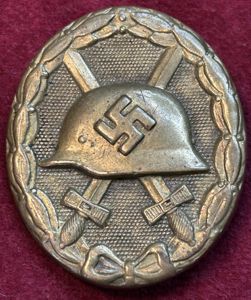 3rd Reich Verwundetenabzeichen 1939 in schwarz