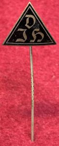 Deutsche Reich Deutsches Jugendherberg Mitgliedsabzeihen 1. Form Klein
