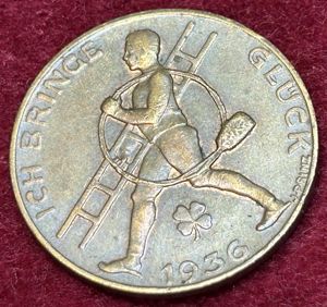 Österreich 'Ich bringe Glück' Glücksmünze 1936