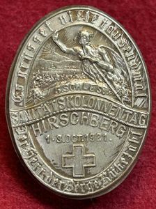 Deutsche Reich 5. Schlesischen Sanitätskolonnentag 1921