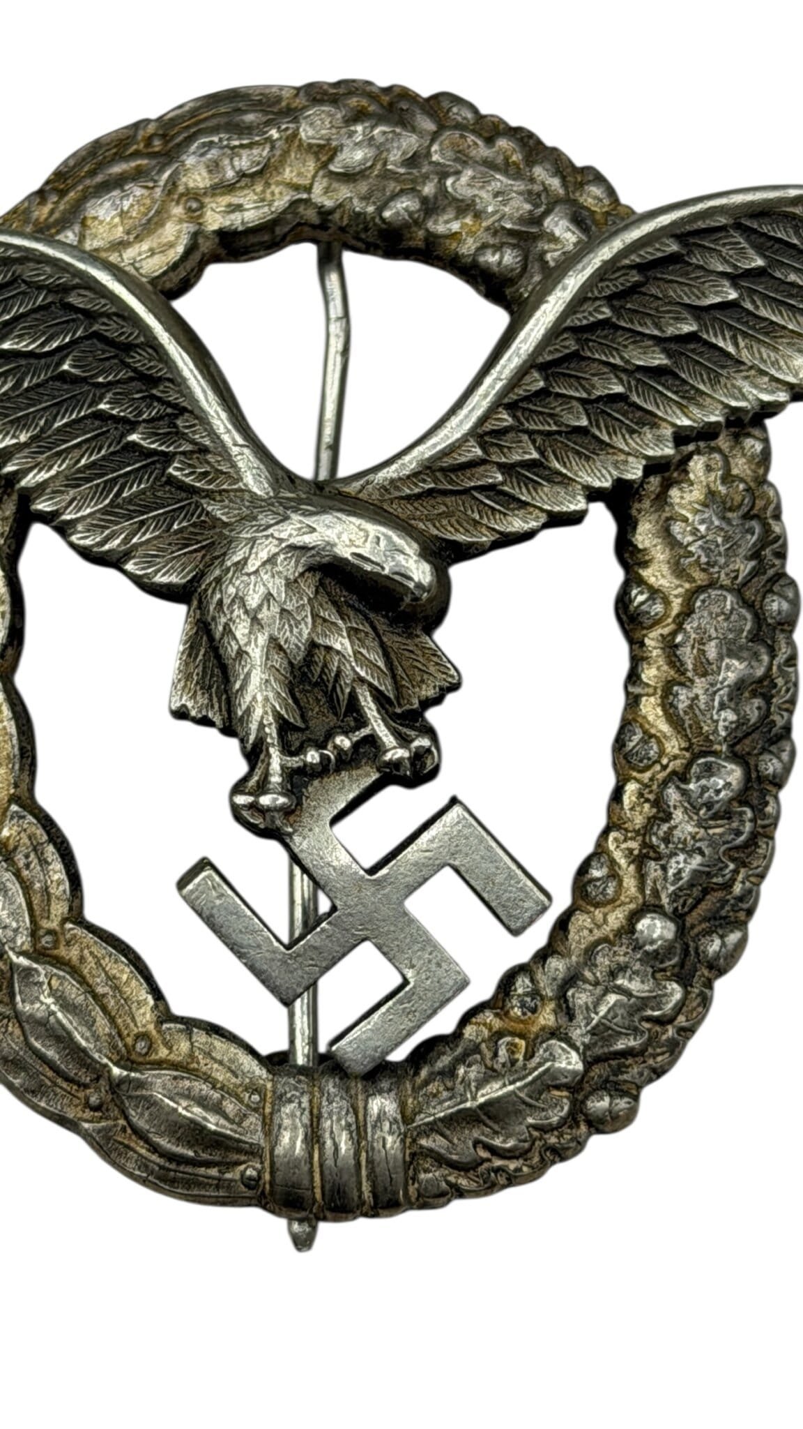 Luftwaffe Pilot Badge FLL Buntmetall with Case & Award Document — image 11