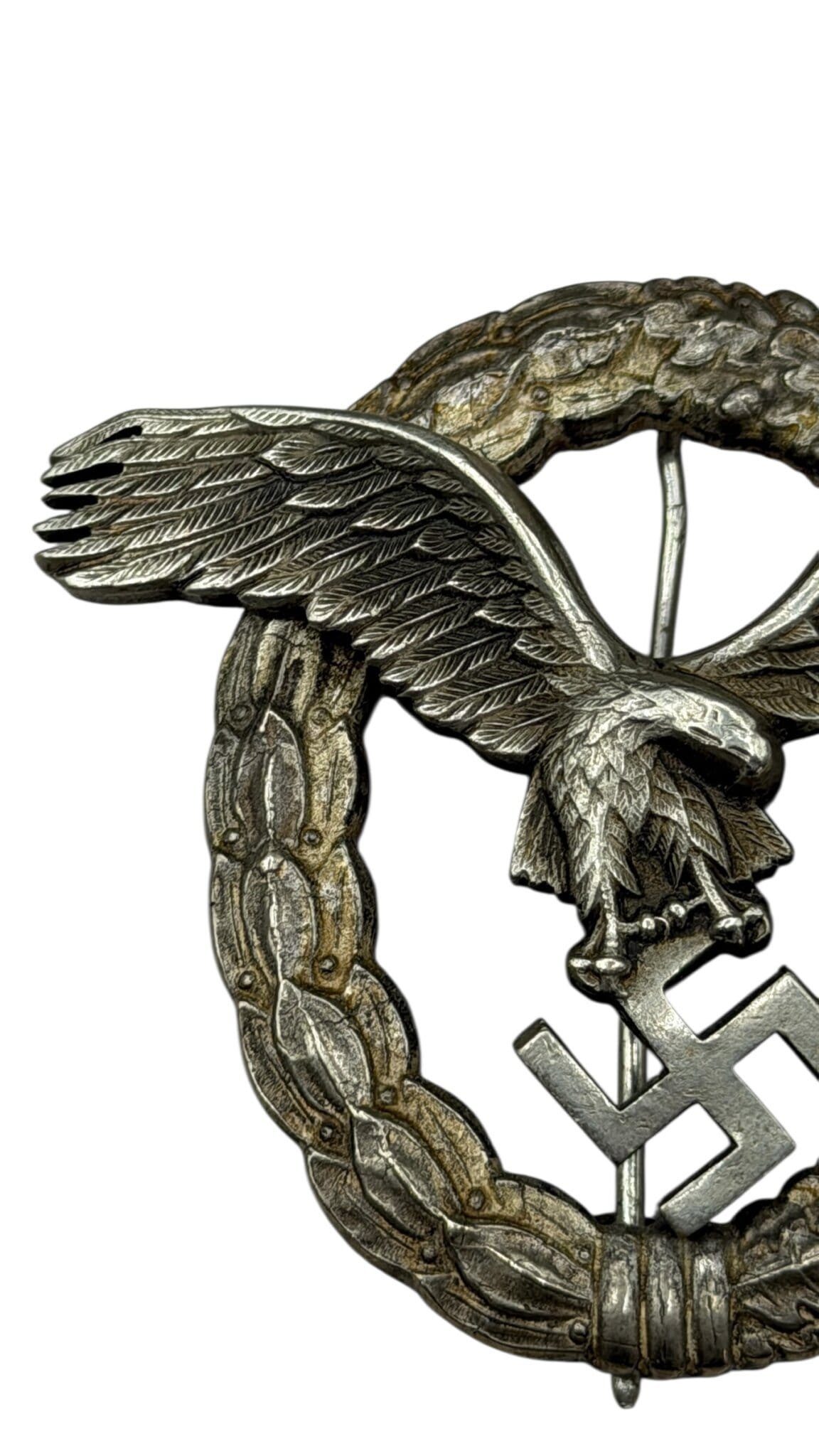 Luftwaffe Pilot Badge FLL Buntmetall with Case & Award Document — image 12