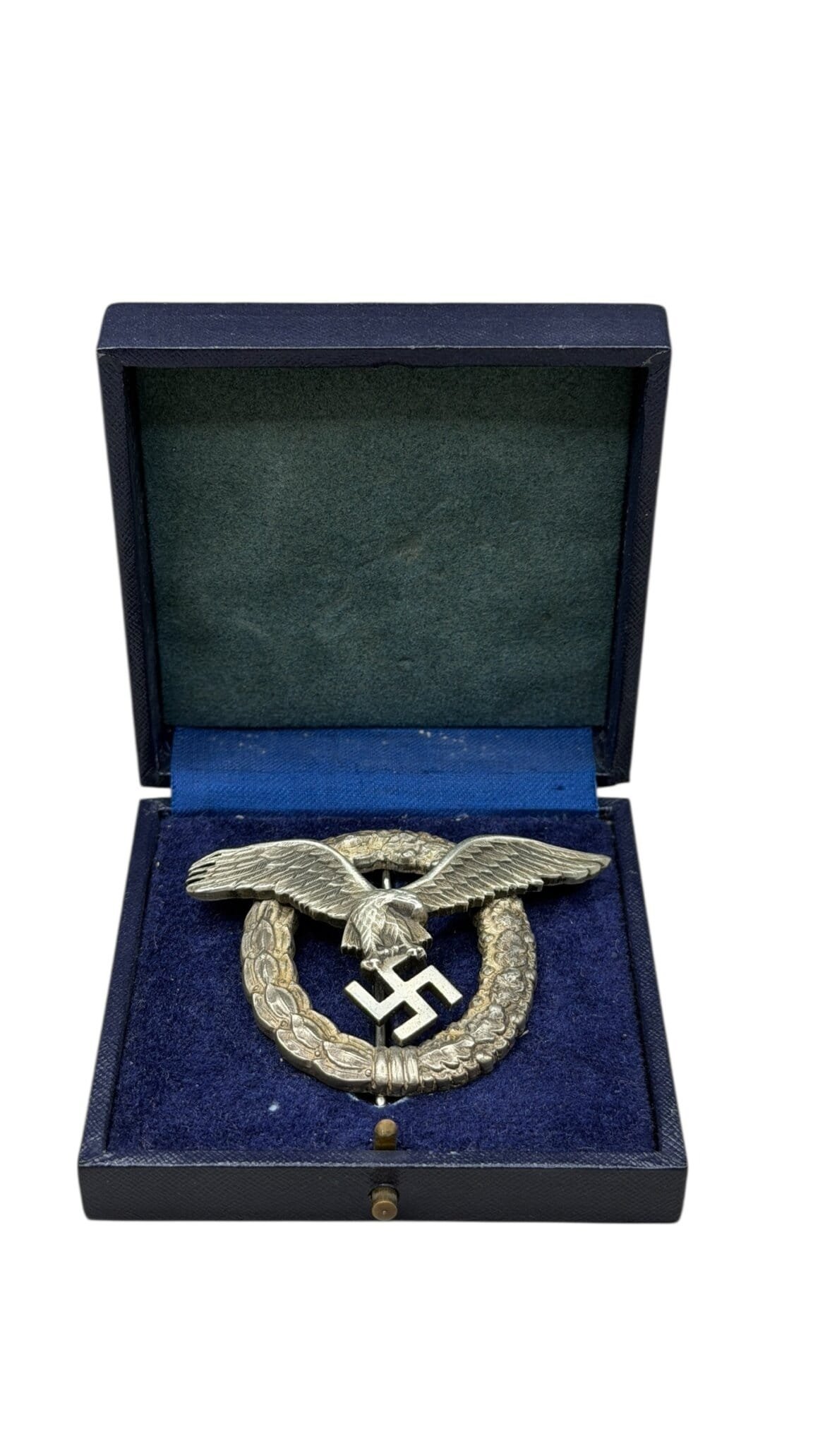 Luftwaffe Pilot Badge FLL Buntmetall with Case & Award Document — image 8